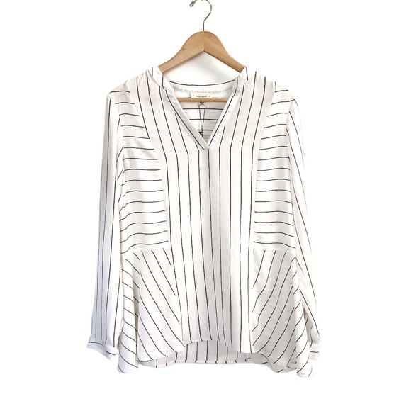 Vici Tops - Vici Striped Blouse
